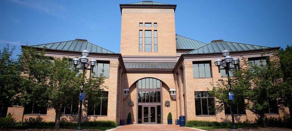 lurie engineering center front entrance view