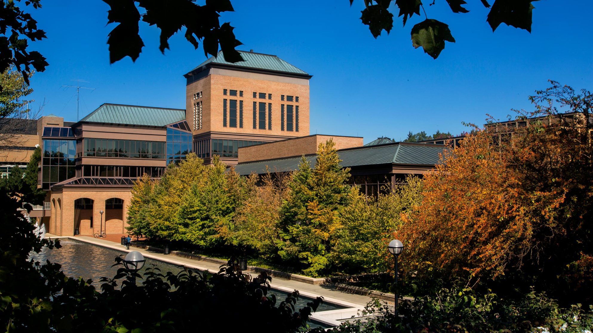 lurie administrative building on the Michigan Engineering campus